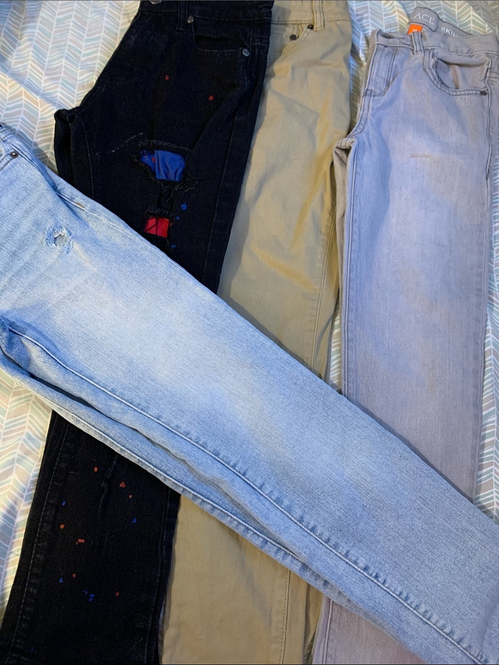 Boys Jeans - Light Blue, Black, Khaki, Gray jeans BLESSING BUNDLE!!!